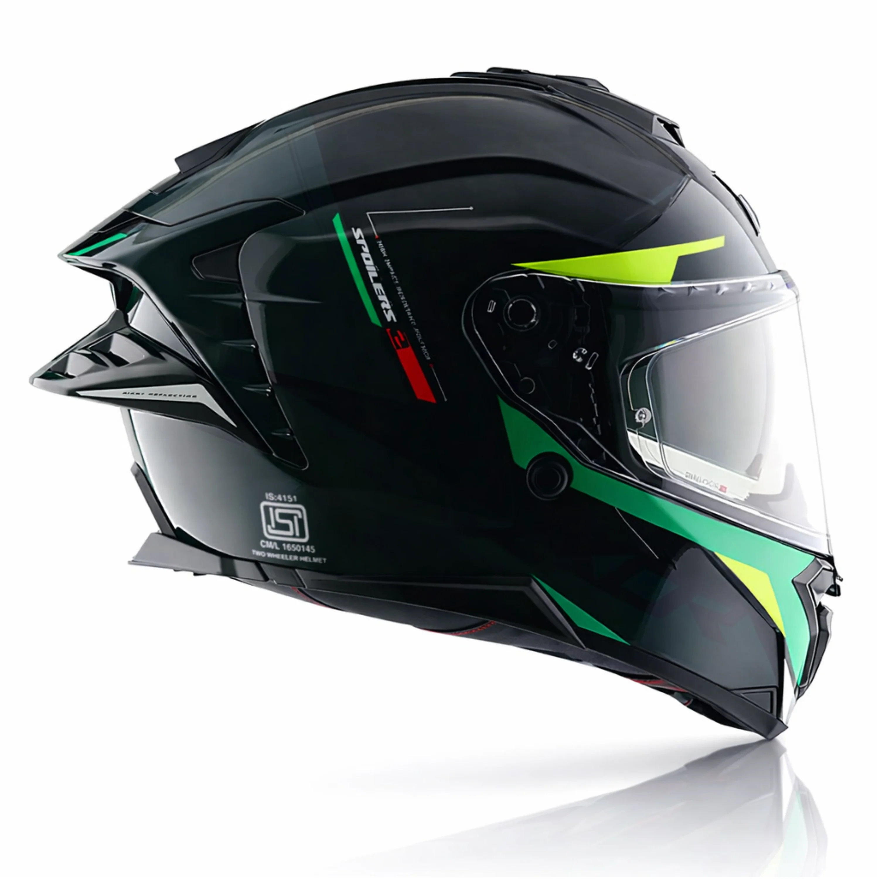 Brutale Kryptic Dual Spoiler Helmet - Image 5