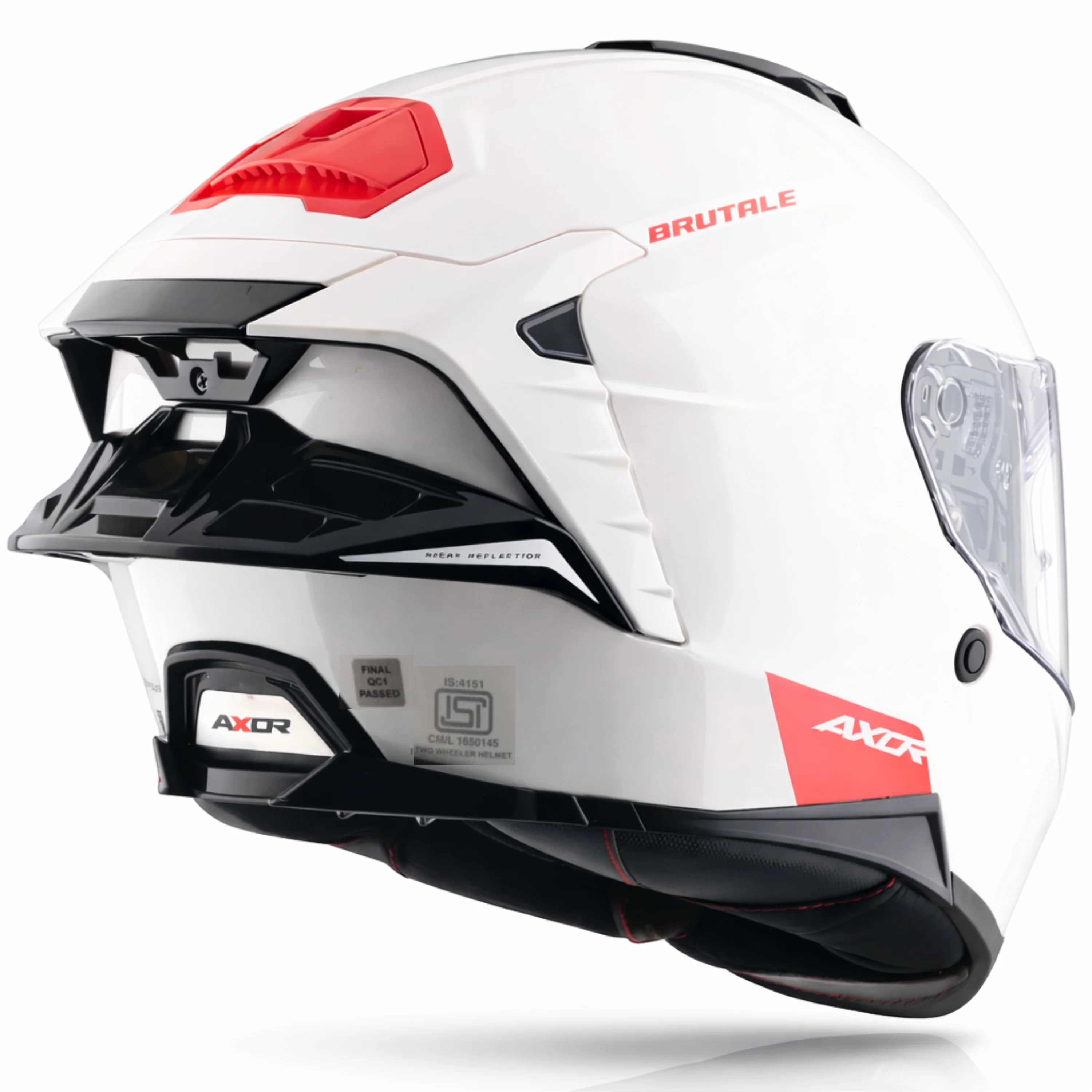 Brutale Solid Colors Dual Spoiler Helmet - Image 24