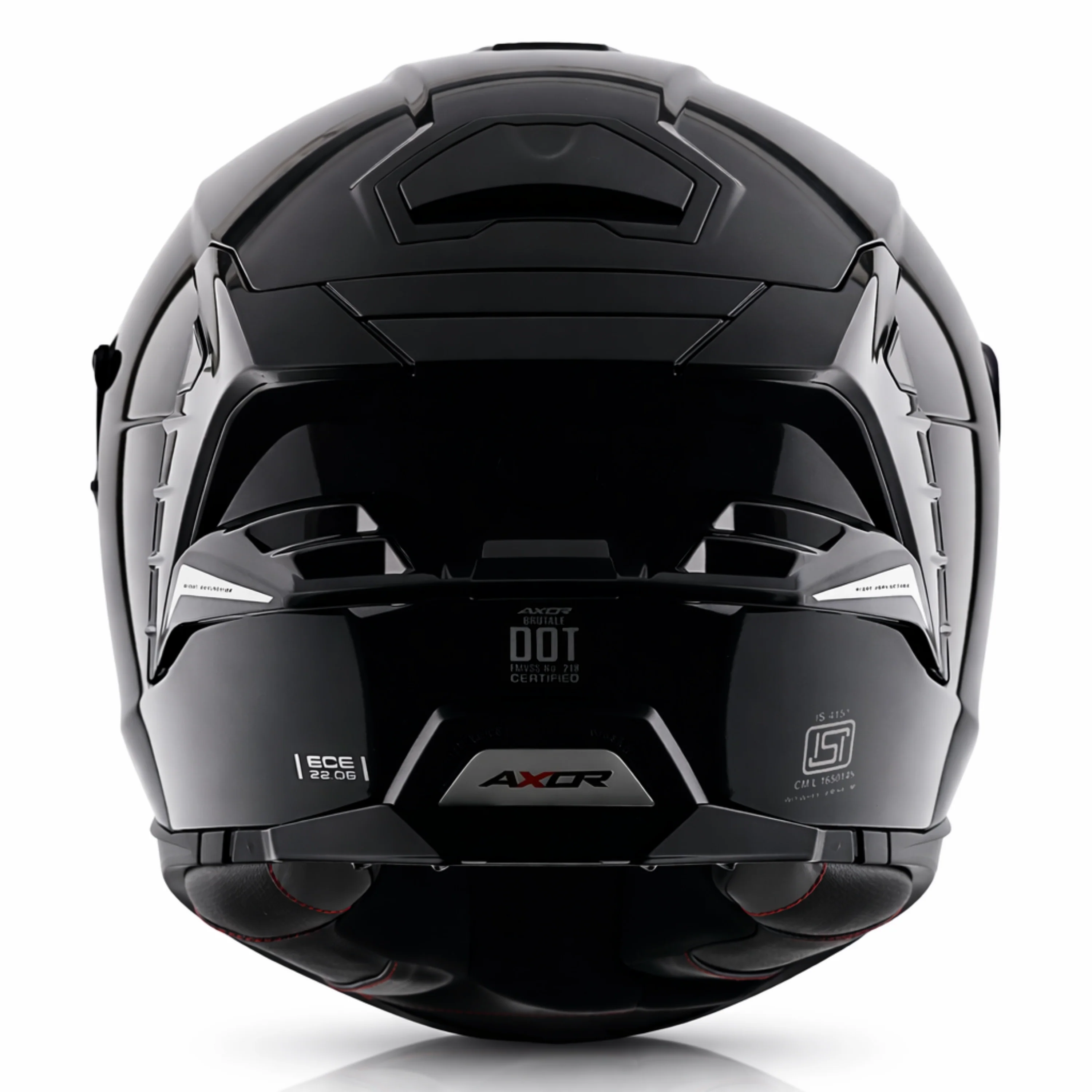 Brutale Solid Colors Dual Spoiler Helmet - Image 9
